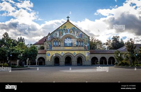 Memorial Church In Main Quad Of Stanford University Campus Palo Alto