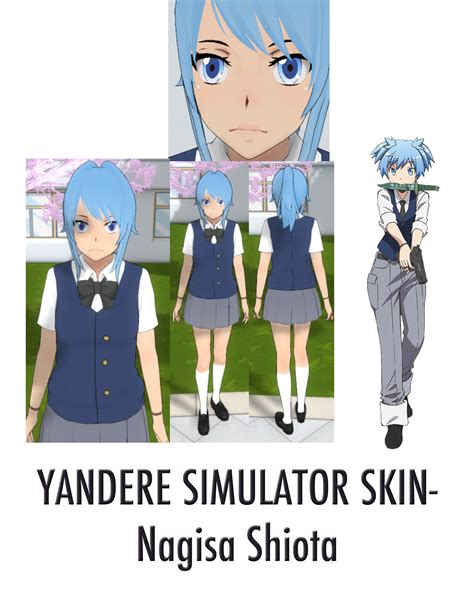Yandere Simulator Nagisa Shiota Skin By