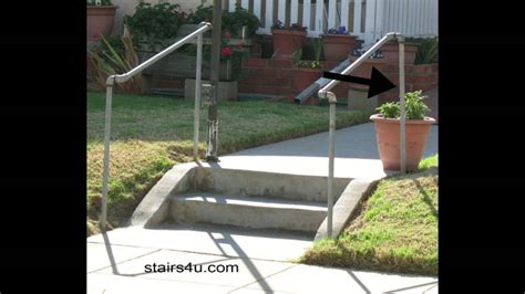 Our single post rail is more attractive than ever. The Cheapest Exterior Stair Handrail - Money-Saving Ideas ...