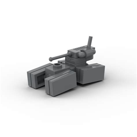 Micro Scale Lego Scorpion Tank From The Halo Series Designed By Me