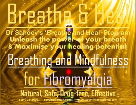 Breathing And Mindfulness In Fibromyalgia Savy International Inc