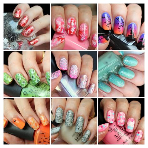 nail art │ 50 nail art designs [challenge roundup] polished polyglot