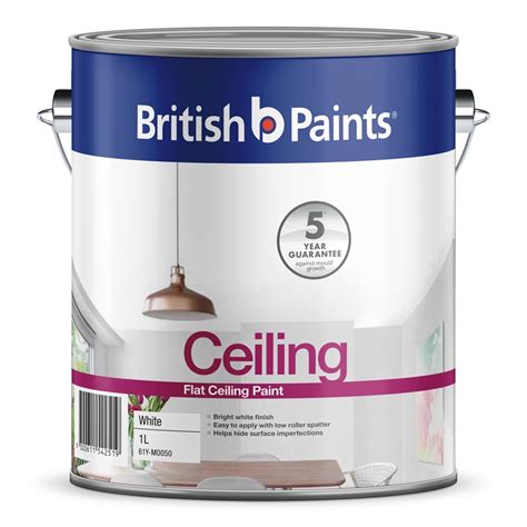 How to clean what can you help me when the results of how to clean white flat paint walls are not available at. British Paints 1L Flat White Ceiling Paint | Bunnings ...