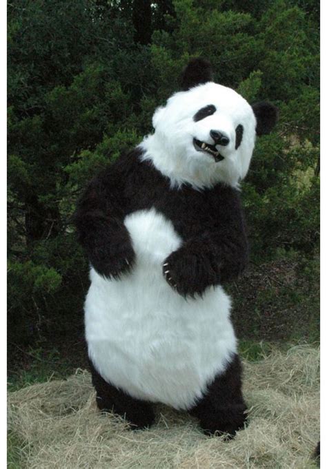 Deluxe Realistic Panda Fursuit Costume Mascot Costume