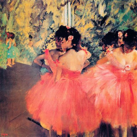 Ballerina In Red Canvas Print By Edgar Degas Degas Ballerina Edgar Degas Art Degas Paintings