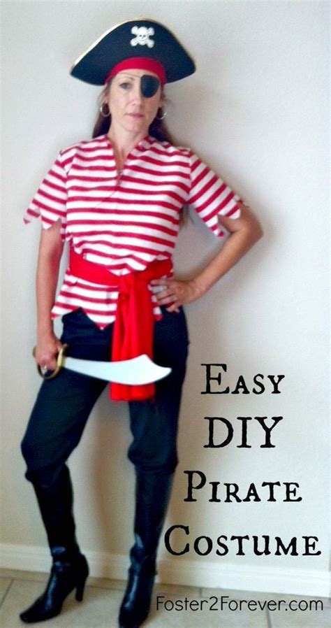 Here Is A Cute Diy Homemade Pirate Costume Idea For Women Happy