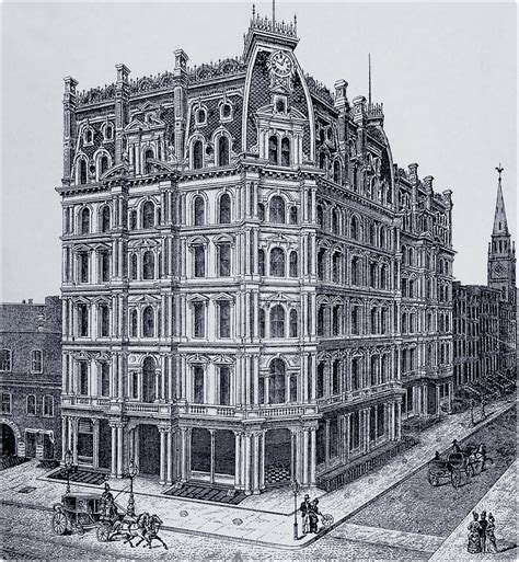 Gilsey House And 29th Street New York City 1870