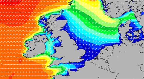 North Sea Wave Height Chart Surflinecom