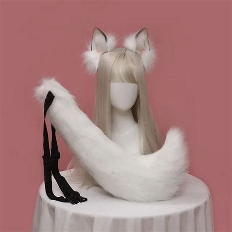 Hulla Fluffy Wolf Ear Head Band Tail Set Yesstyle In 2022