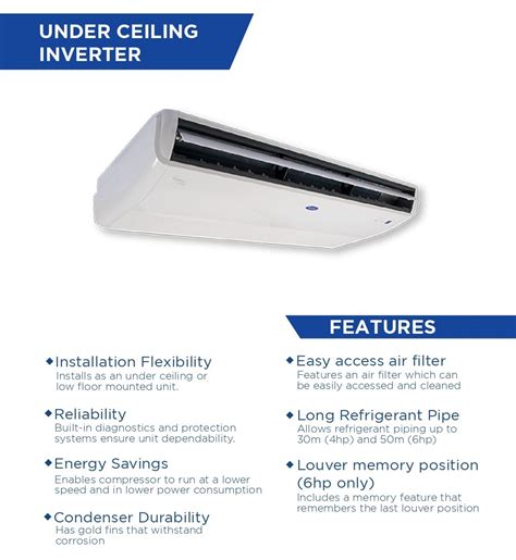 MaximaxSystems Com CARRIER UNDER CEILING AIRCON INVERTER