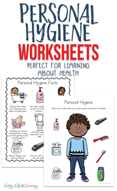 Personal Hygiene Worksheets for Kids