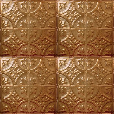 The copper stratford ceiling tile is our most popular thermofrom tile. American Tin Ceilings Tin 2 ft. x 2 ft. Nailed-Up Ceiling ...
