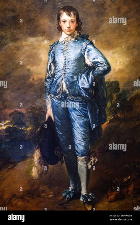 The Blue Boy 1770 Oil Painting Thomas Gainsborough National Gallery