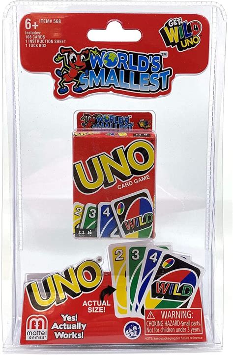 Worlds Smallest Uno Card Game Homefurniturelife Online Store