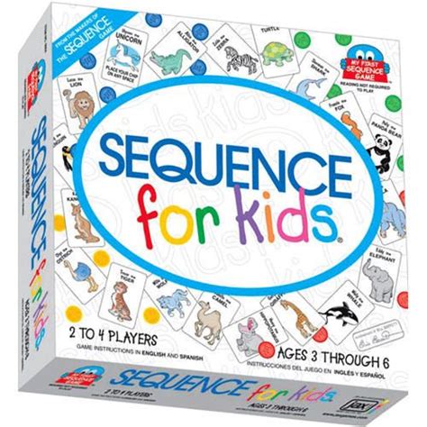 Sequence For Kids Board Game Childrens Games Board