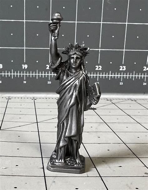 Miniature Statue Of Liberty In Pewter