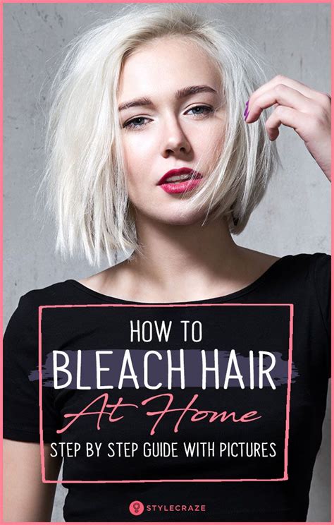How To Bleach Hair At Home Step By Step Guide With Pictures Bleach