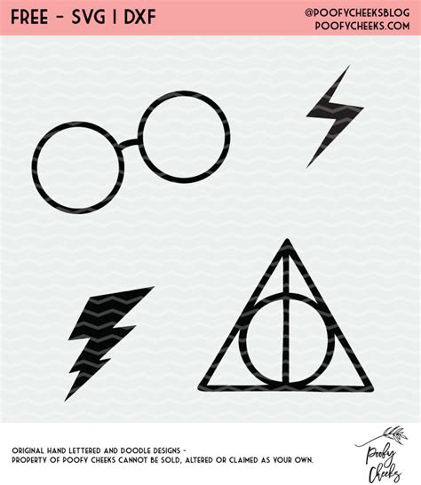 Harry Potter Inspired Cut Files And Fonts For Silhouette And Cricut