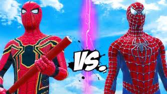 Spiderman Vs Iron Spider Epic Superheroes Battle Youtube
