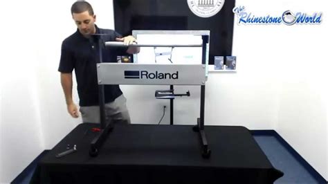 Bmp, jpg, stx, ai, and eps file formats are all supported.the gs series works with all professional sign making software. Roland GX-24: Setting Up Your Stand - YouTube