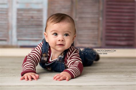 6 Month Old Baby Boy Photography Session Footsteps Photography Raf