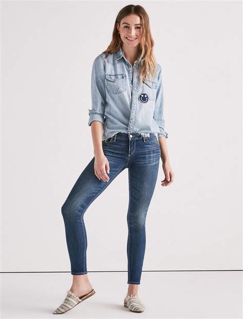 Stella Low Rise Skinny Jean In Sandy Oaks Lucky Brand
