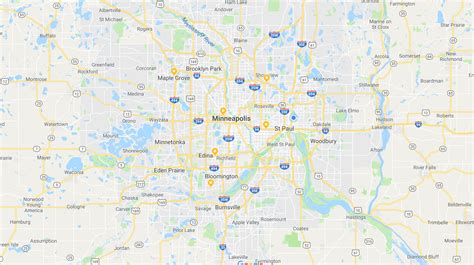 Discovering The Beauty Of Twin Cities Through The Map Map Of The Usa