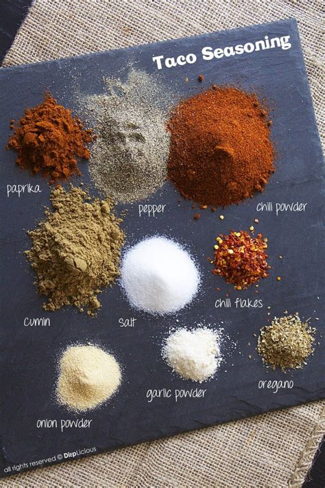 Simply organic fish taco seasoning ingredients. NATURAL HOMEMADE TACO SEASONING - DiepLicious | Recipe ...