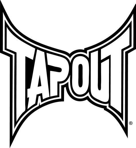 Tapout Logo White Custom Screen Printing Screen Printed Tshirts