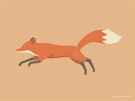 Quinn The Fox Run Cycle By Andy Hau On Dribbble