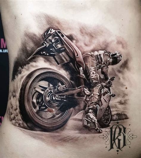 Motorbike Tattoo By Roman Limited Availability At Redemption Tattoo