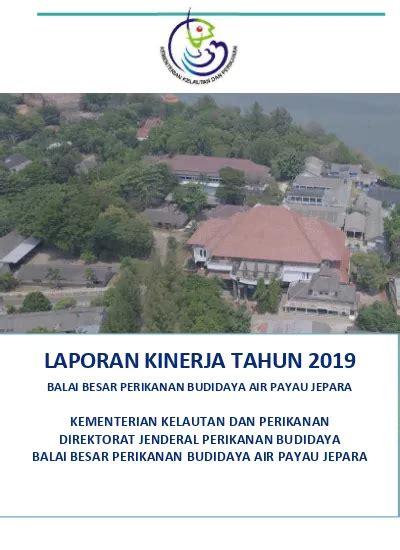 Laporan Kinerja Tahun Balai Besar Perikanan Budidaya Air Payau