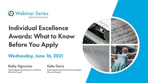 Individual Excellence Awards What To Know Before You Apply Youtube
