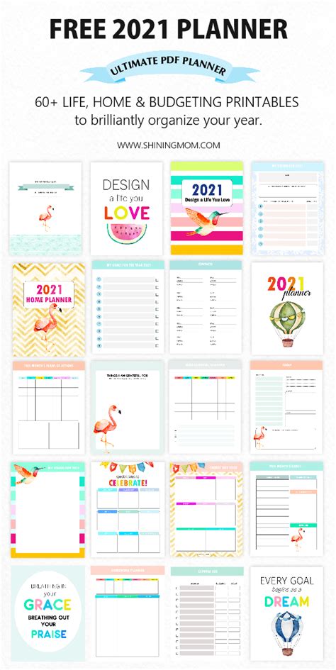 Whether you maintain it or not, you need to know that. 12 Free Printable Planners For 2021 To Organize Your Life