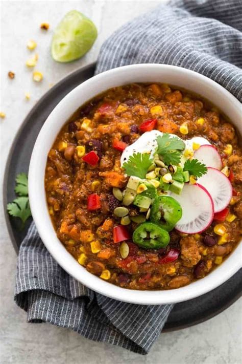 Pour 1/2 cup water into bottom of instant pot. Instant Pot Turkey Chili | Recipe in 2020 | Instant pot ...