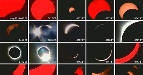 Geotopo Etapas De Un Eclipse Solar Nasa