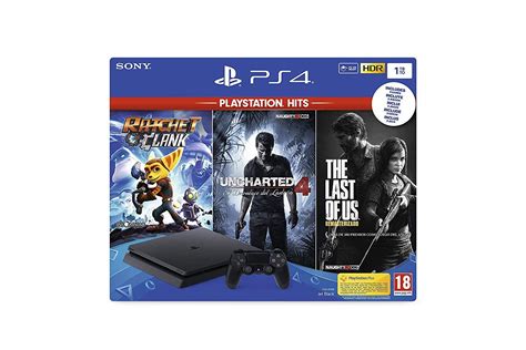 Juegos de mesa y videojuegos. Playstation 4 (PS4) - Consola 1TB + Ratchet & Clank + The Last of Us + Uncharted 4 | Play ...