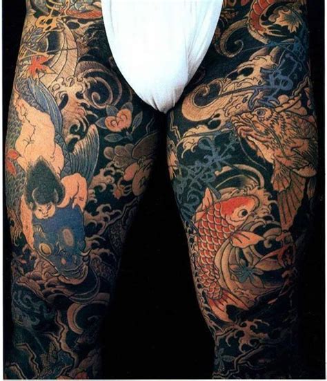 Japanese Yakuza Tattoos With Meanings And History Irezumi Designs Japanese Tattoo