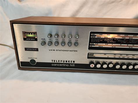 Telefunken Concertino Hifi 101 Radio W Hi Fi Klangbox Wb 61 H Speaker