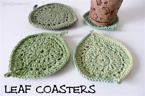 Leaf Coasters New Video Crochet Pattern Sylver Santika