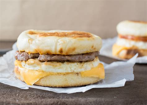 Sausage Egg Cheese Breakfast Sandwiches Sandi Griffin