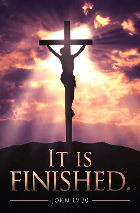 It Is Finished Good Friday Bulletin Package Of 10 Cokesbury