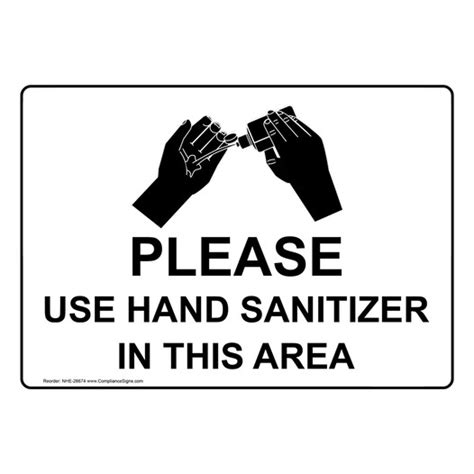 Handwashing Wash Hands Sign Please Use Hand Sanitizer In This Area