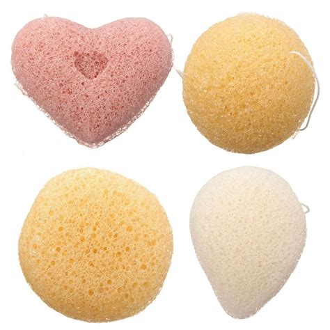 Magic Konjac Konnyaku Jelly Fiber Face Wash Cleansing Sponge Puff Pad Facial Exfoliator Clean