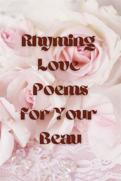 27 Rhyming Love Poems for Your Beau - Aestheticpoems
