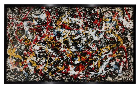 Convergence Number 10 After Jackson Pollock From Pictures Of Pigment
