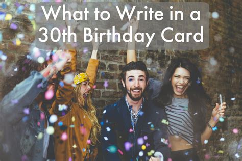 30th Birthday Wishes Quotes And Poems To Write In A Card Holidappy