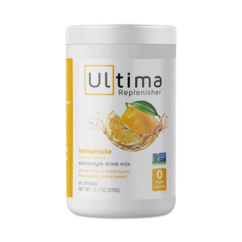 Ultima Replenisher Electrolyte Powder Lemonade Thrive Market