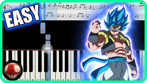 5 minregardez goku vs jiren theme song ultimate battle dragon ball super ost ( ultra instinct. Gogeta vs Broly Theme Song - EASY Piano Tutorial - Dragon ...