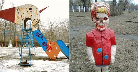 Extremely Creepy Russian Playgrounds
